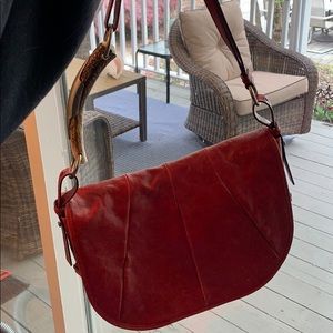 VINTAGE Red Yves Saint Laurent Purse